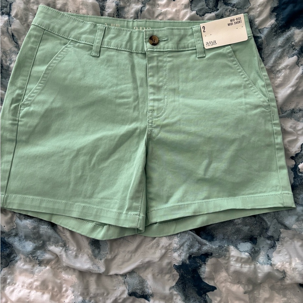 a.n.a Mint Green Shorts, Sz 2